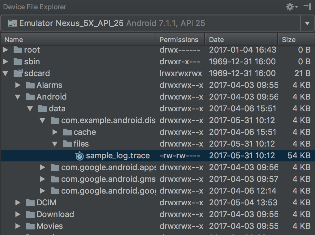 Generate trace logs by instrumenting your app - 图2