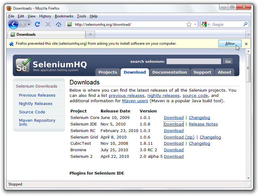 安装 Selenium IDE - 图1