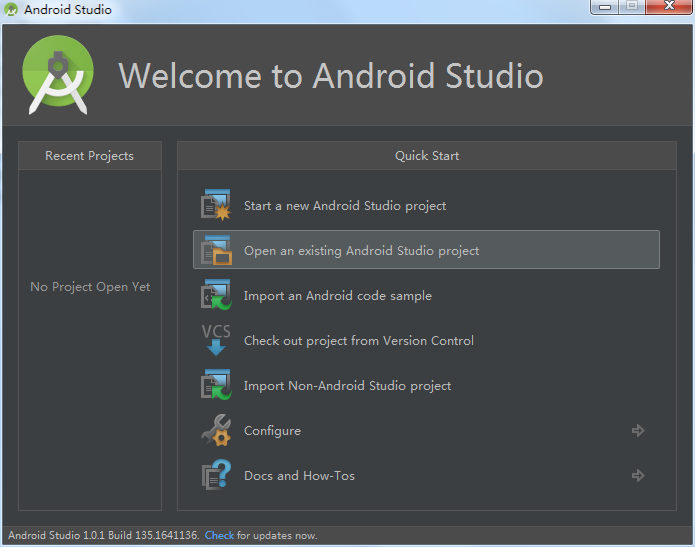 导入Android Studio项目 - 图1