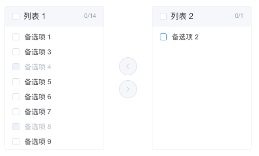 Transfer 穿梭框 - 图5